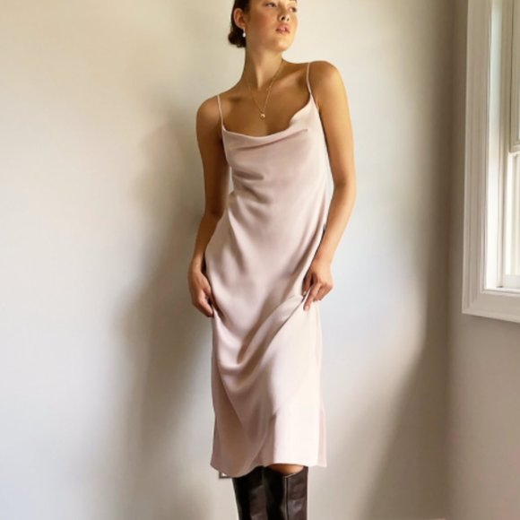 NWT WILFRED SLIP DRESS IN GREEN